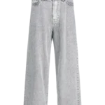 Jeans large gris