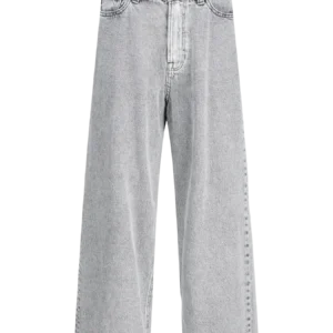 Jeans large gris