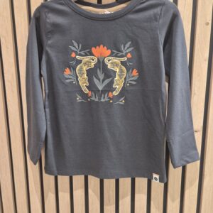 t shirt manches longues gris foncé