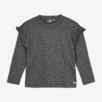 t shirt manches longues fille gris daily seven