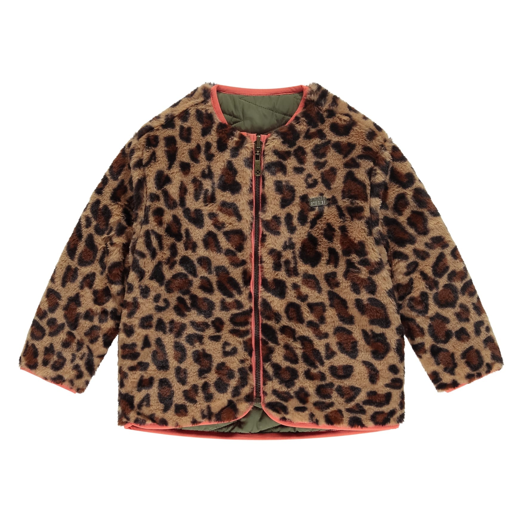 Veste hiver réversible - Léopard