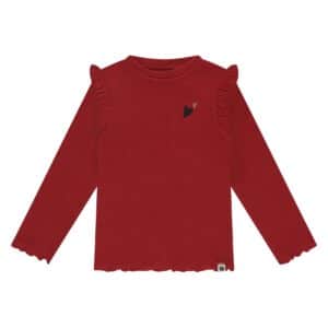 T-shirt manches longues - Rouge