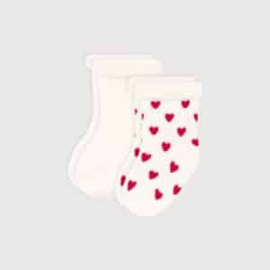 2 paires de chaussettes tricot unisexe petit bateau