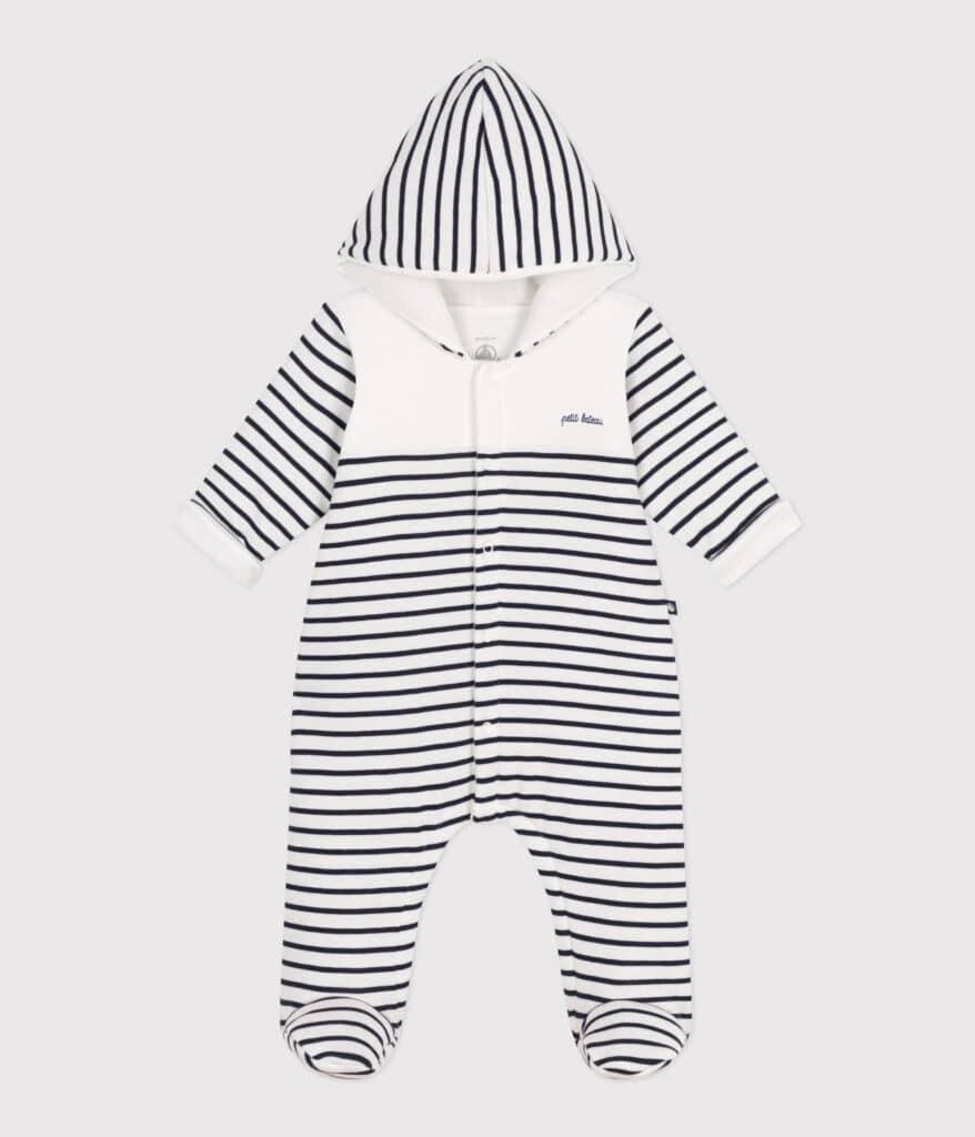 combinaison longue blanc petit bateau