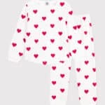pyjama enfant unisexe polaire blanc petit bateau