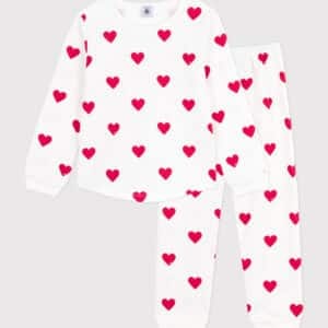 pyjama enfant unisexe polaire blanc petit bateau