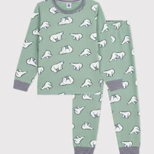 pyjama garçon polaire vert petit bateau
