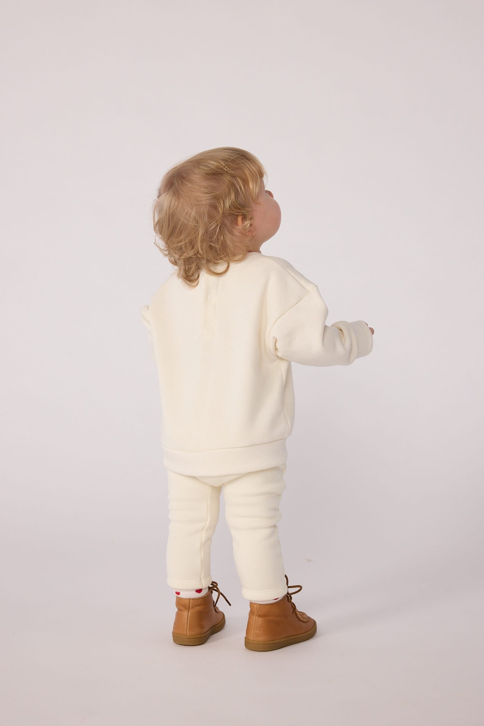 sweatshirt bébé fille polaire écru petit bateau