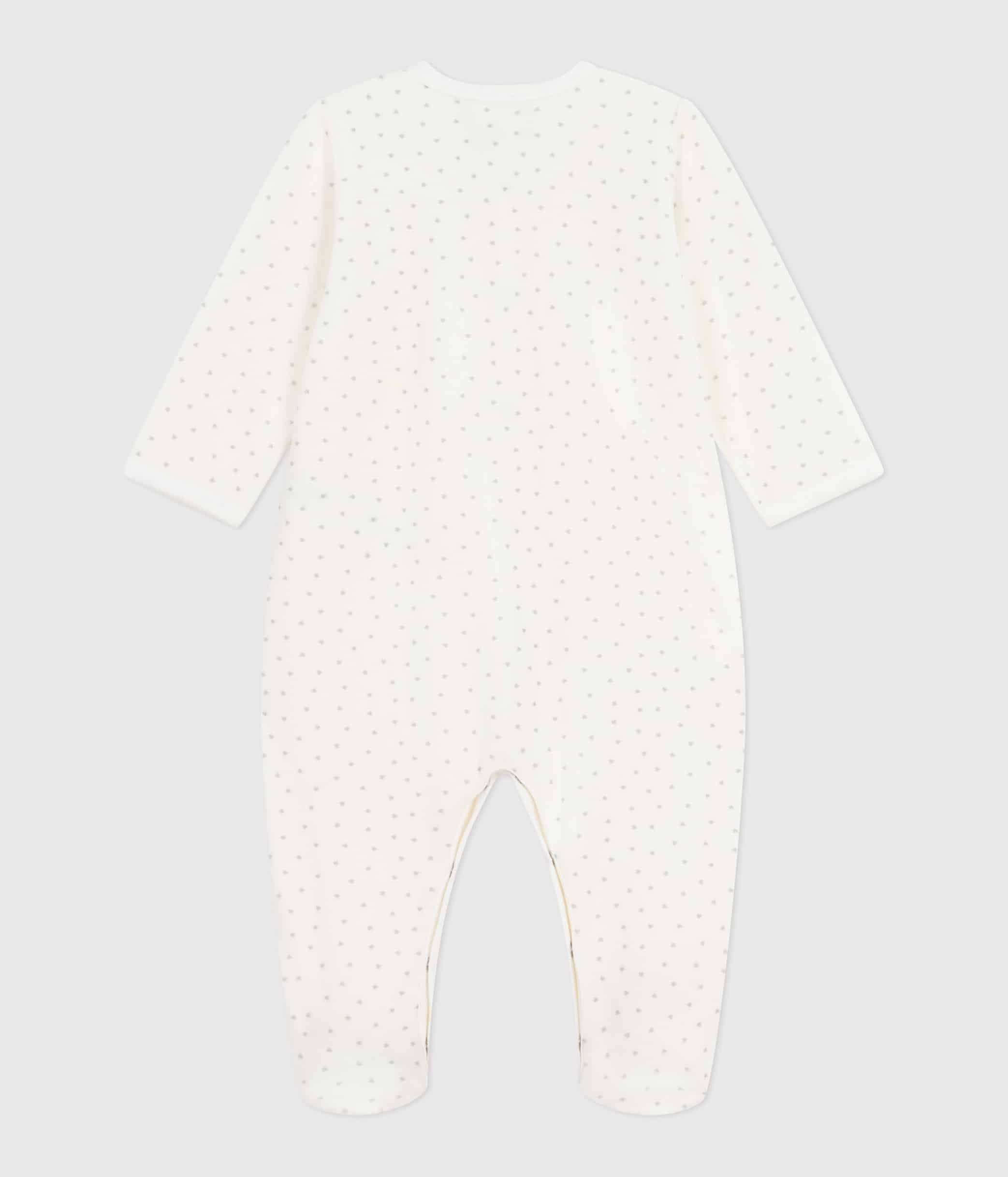 pyjama dors bien mixte velours blanc petit bateau
