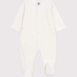 pyjama dors bien mixte velours blanc petit bateau