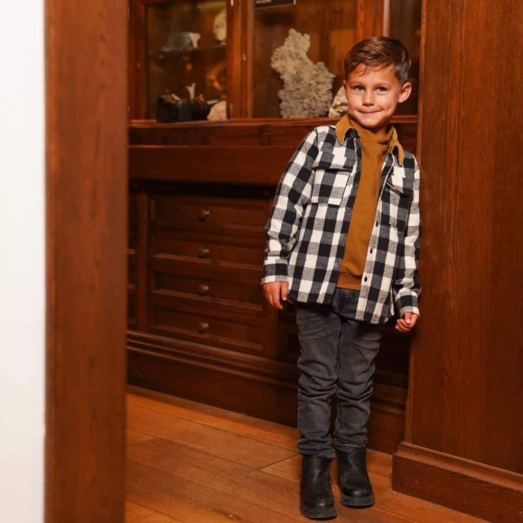 Jeans skinny garçon gris foncé koko noko