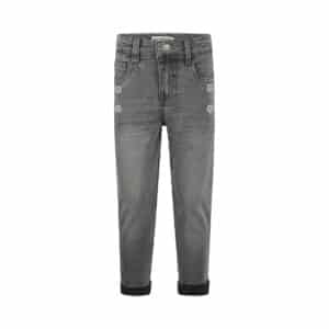 Jeans droit fille noir koko noko