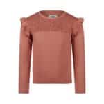 t shirt manches longues fille viuex rose koko noko