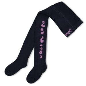 bas collant noir rose