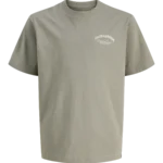 t shirt manches courtes gris