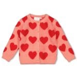 gillet coeur rose