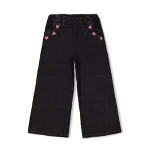 pantalon large droit noir