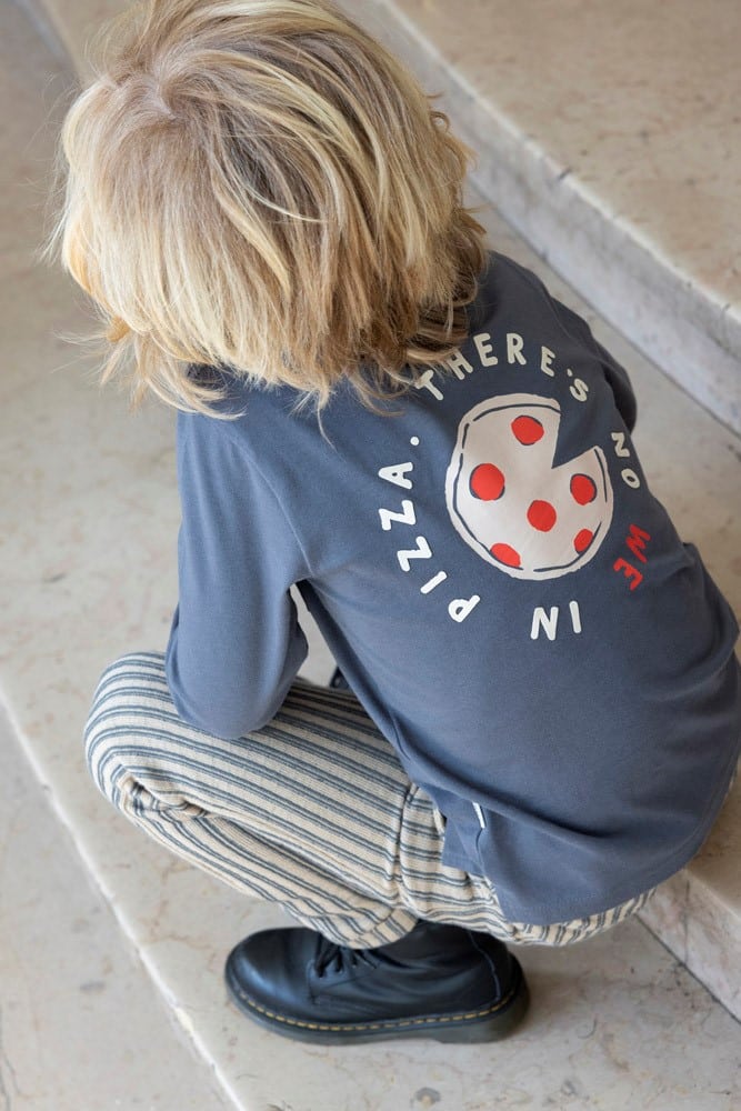 pull longues manches bleu