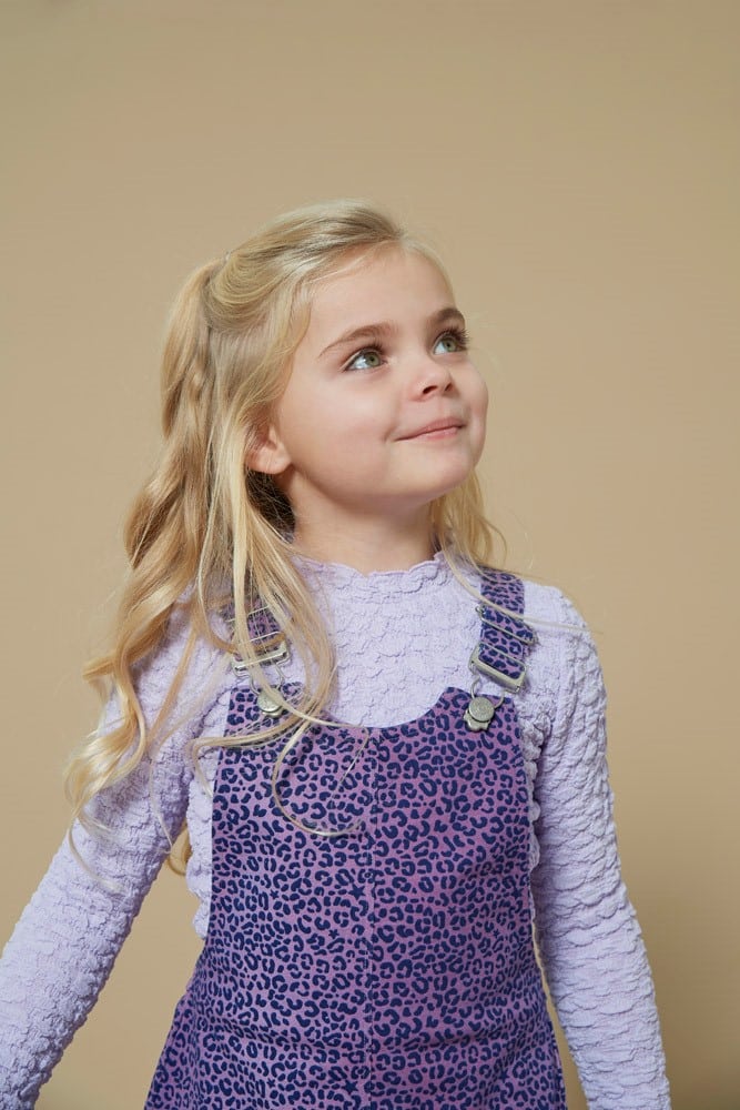 robe salopette mauve