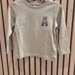 t shirt manches longues beige