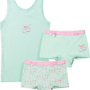 set de sous vêtements vert