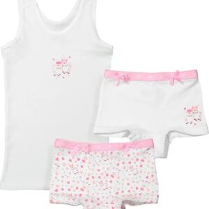 set de sous vêtements blanc