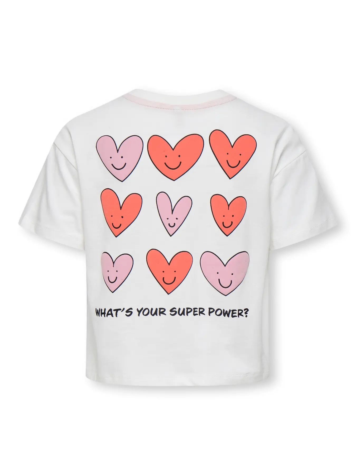 t shirt manches courtes blanc i'm a girl