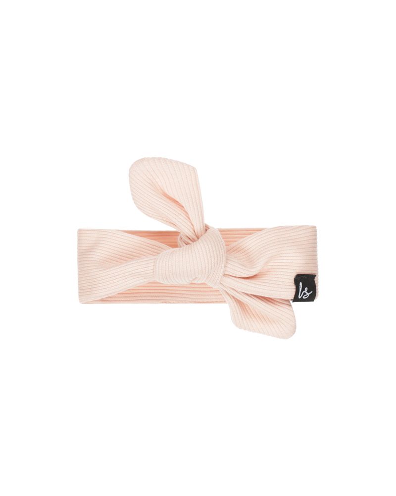 bandeau bébé avec nœud rose
