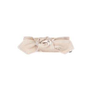 bandeau bébé avec nœud beige