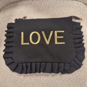 sac pochette noir love