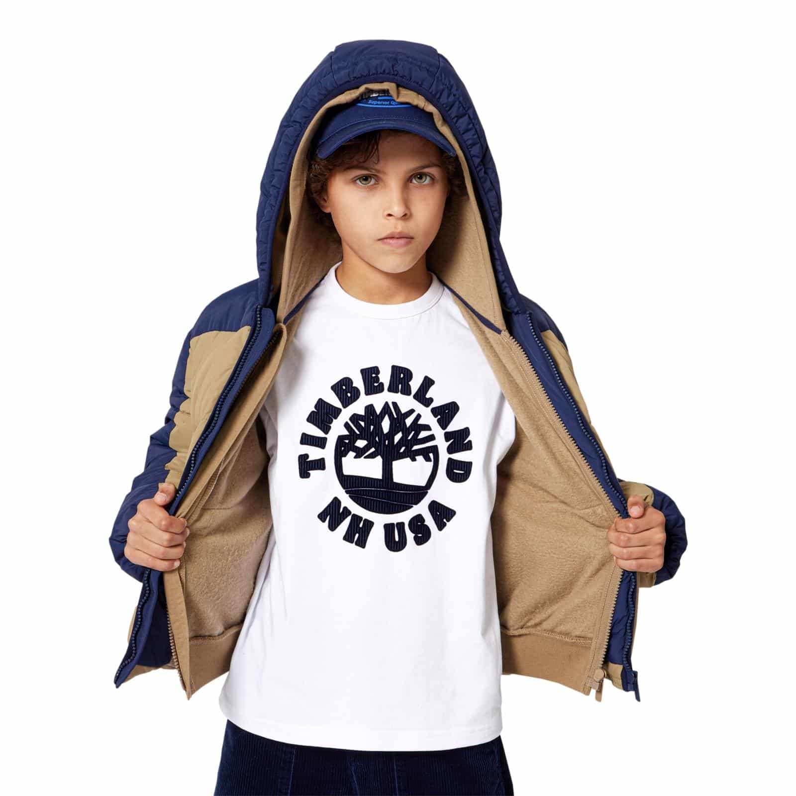 gilet à capuche brun