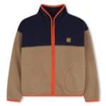 pull polaire bi couleur