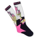 chaussettes noir et blanc