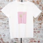 t shirt manches courtes palmier
