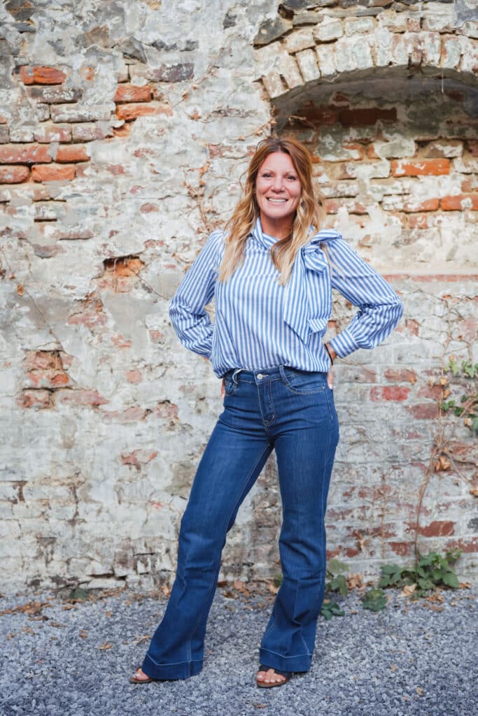 chemise col noeud bleu (copie)