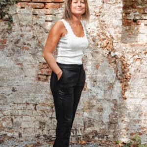 pantalon droite noir