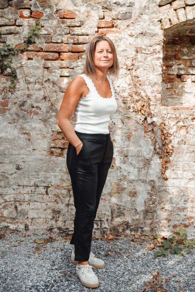 pantalon droite noir