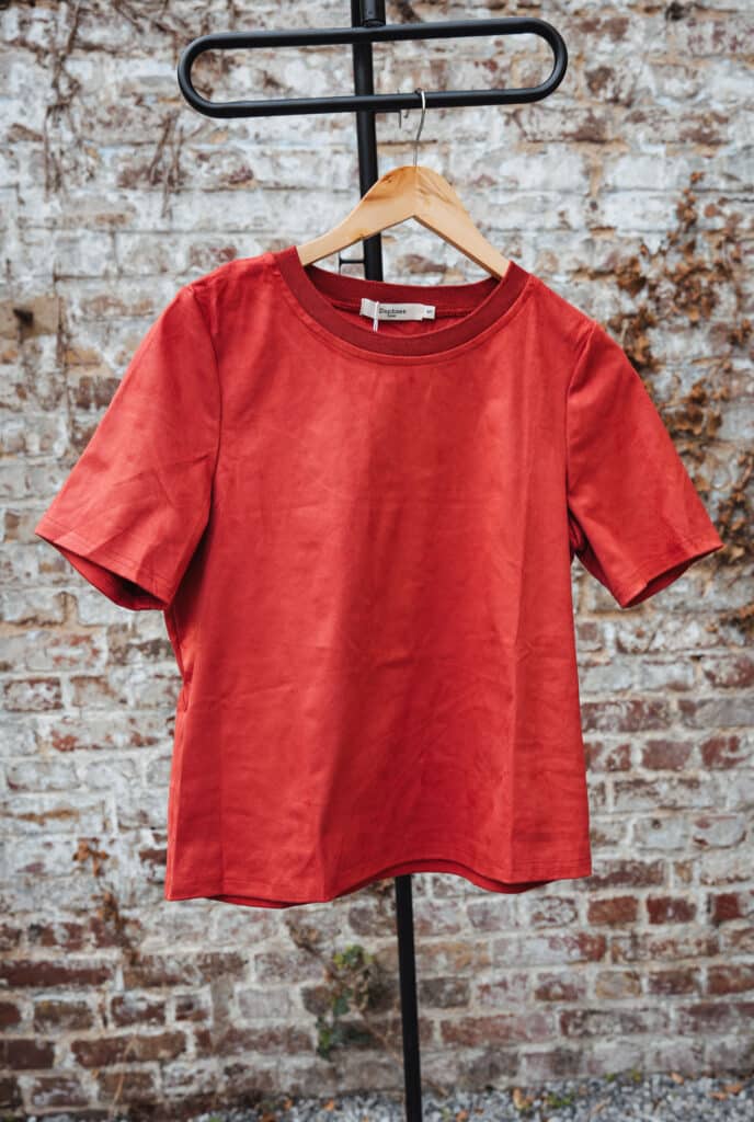 t shirt manches courtes bordeaux