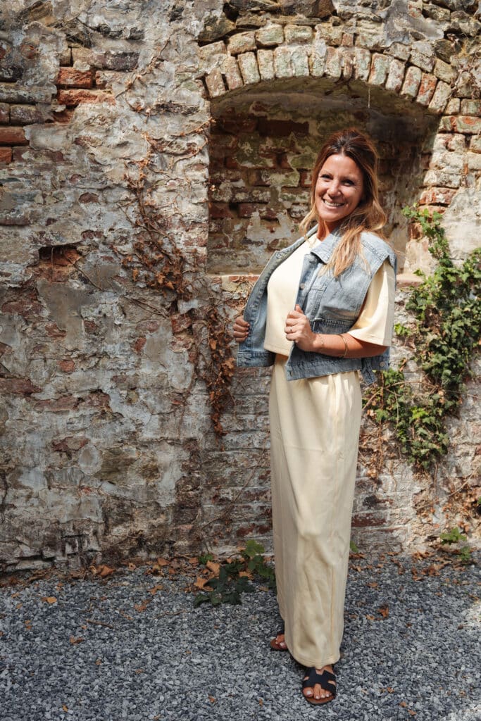 veste sans manches jeans