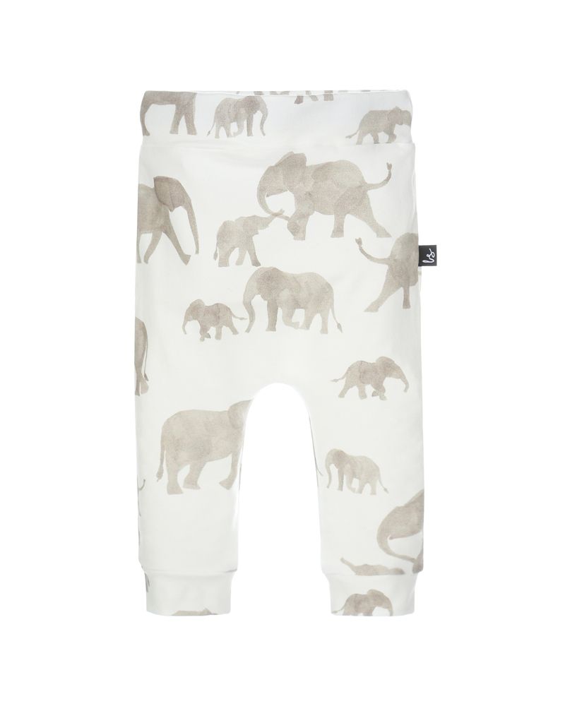 pantalon bébé – motif éléphant