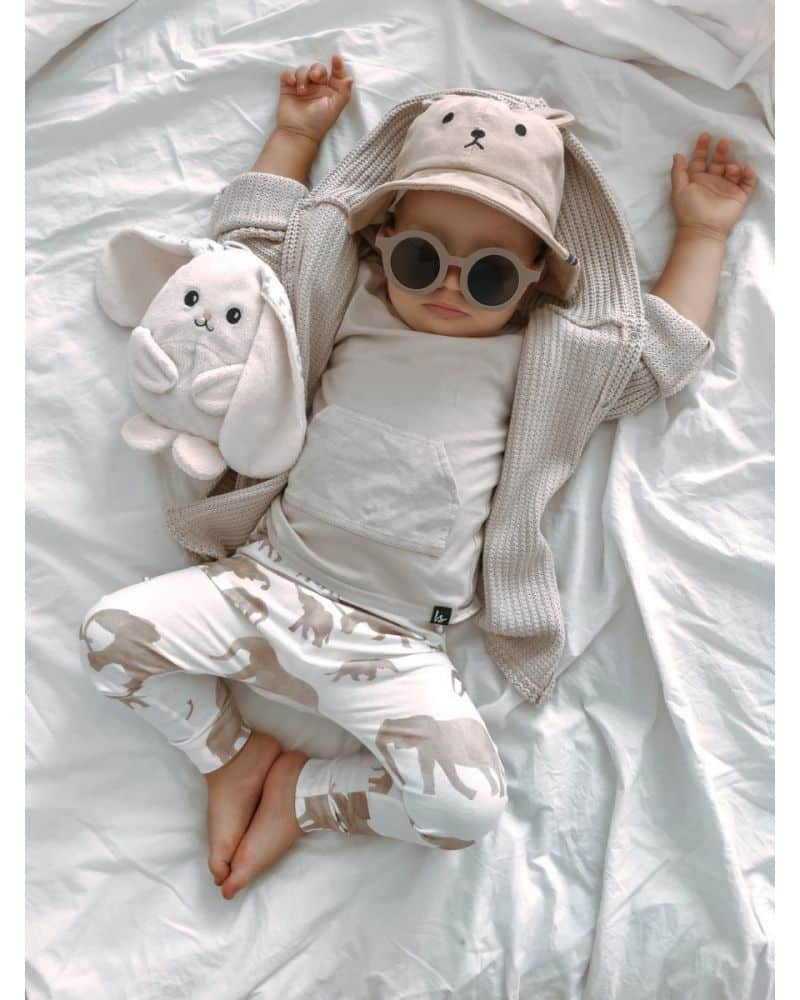pantalon bébé – motif éléphant