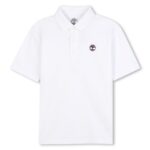 polo manches courtes blanc
