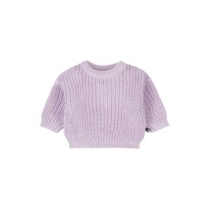 pull bébé en tricot – lavande