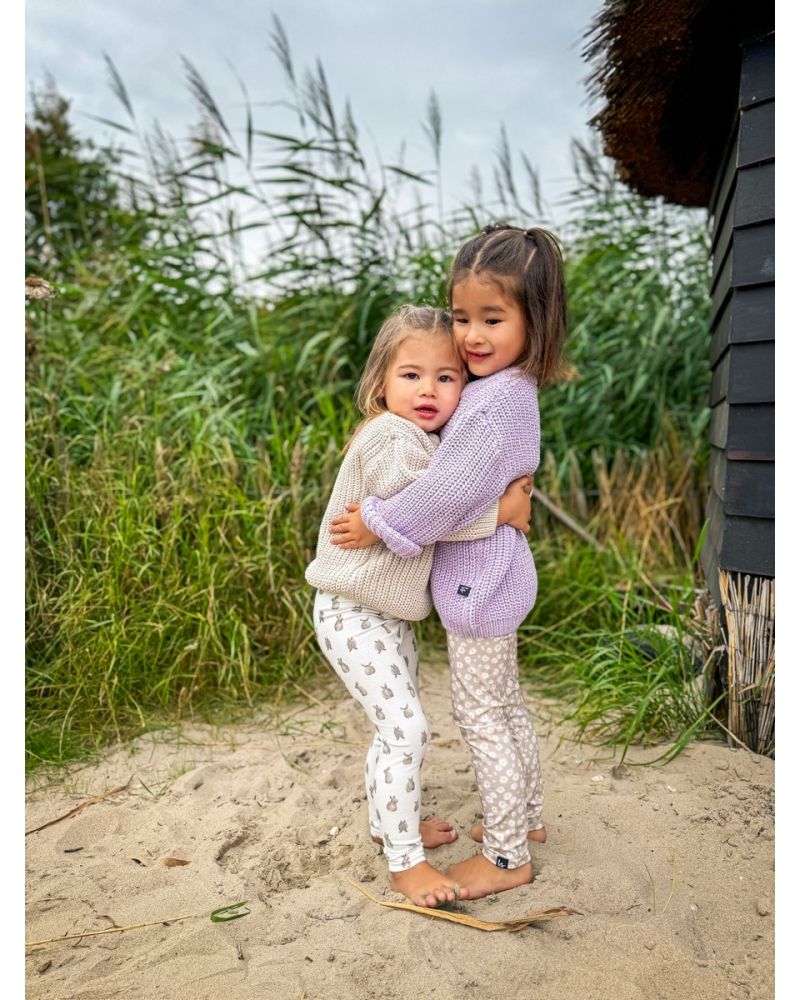 pull bébé en tricot – lavande