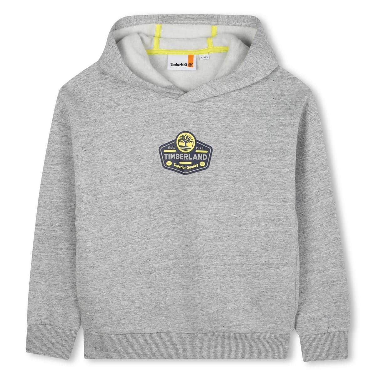 sweat à capuche gris