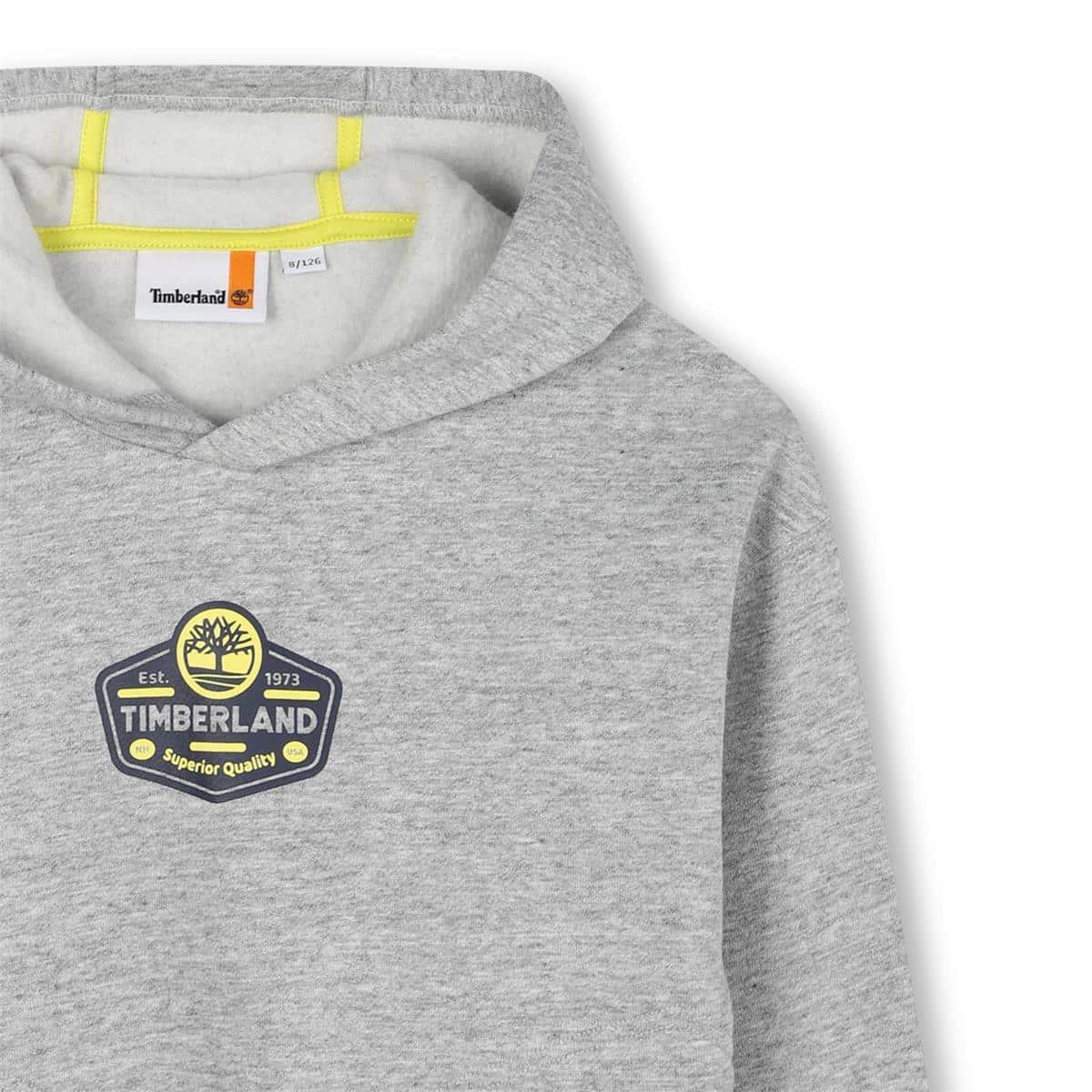 sweat à capuche gris