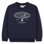 sweat col rond bleu marine