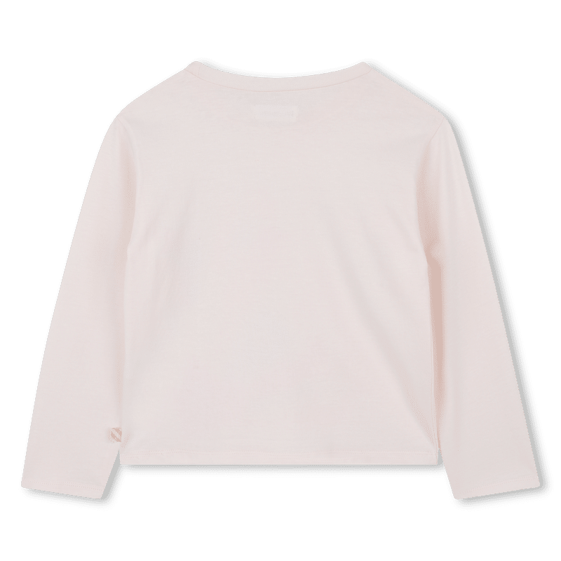 t shirt manches longues love rose