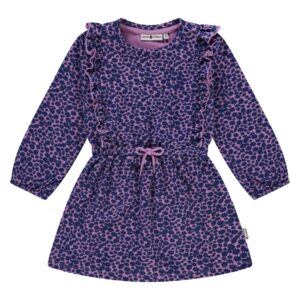 robe pull bleu et mauve