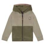 Gilet à capuche - Kaki/Brun